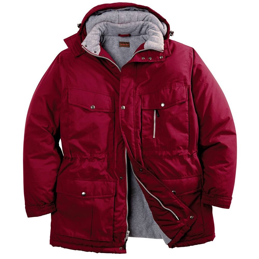Мужская парка Boulder Creek By Kingsize, большая и высокая, на флисовой подкладке, со съемным капюшоном и 6 карманами, цвет Rich Burgundy
Мужская парка Boulder Creek By Kingsize, большая и высокая, на флисовой подкладке, со съемным капюшоном и 6 карманами, цвет Rich Burgundy