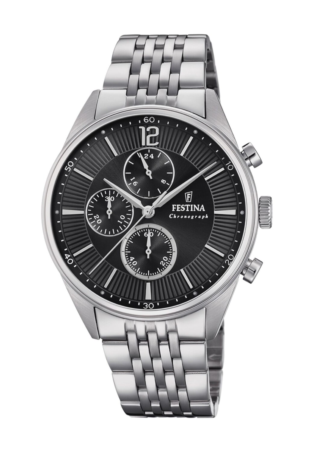 Мужской хронограф F20285-4 FESTINA, цвет Silber Schwarz 
Мужской хронограф F20285-4 FESTINA, цвет Silber Schwarz