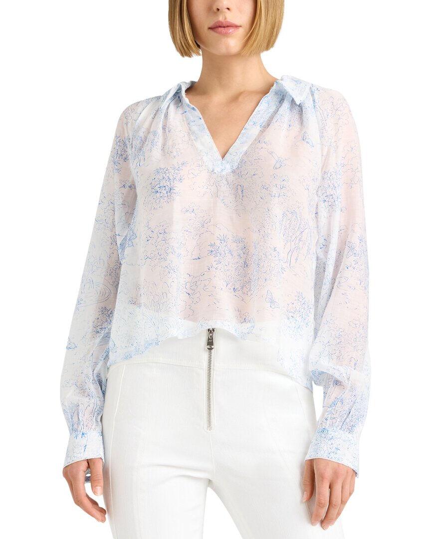 Cinq á Sept Mila Топ Cinq à Sept, белый/синий
Cinq á Sept Mila Топ Cinq à Sept, белый/синий