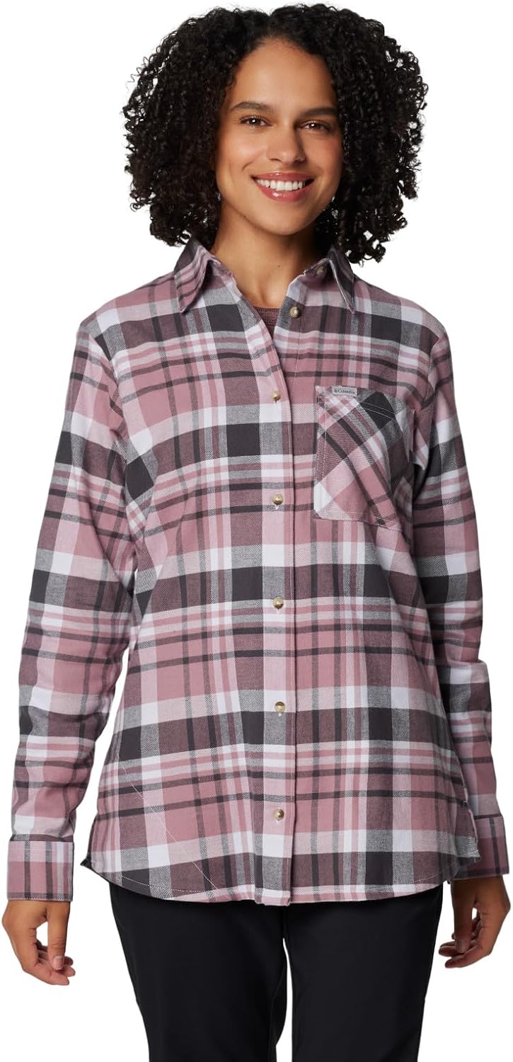 Columbia Women's Calico Basin фланелевая рубашка с длинным рукавом, Snowdrift Multiplaid
Columbia Women's Calico Basin фланелевая рубашка с длинным рукавом, Snowdrift Multiplaid