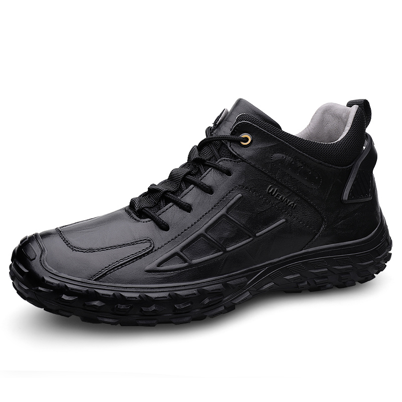 Износостойкая повседневная мужская обувь Wen Nai, Black-Fleece-Lined
Износостойкая повседневная мужская обувь Wen Nai, Black-Fleece-Lined