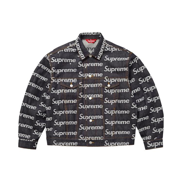 Джинсовая куртка Supreme Jacquard Logos Denim Trucker Jacket 'Rigid Indigo'
Джинсовая куртка Supreme Jacquard Logos Denim Trucker Jacket 'Rigid Indigo'