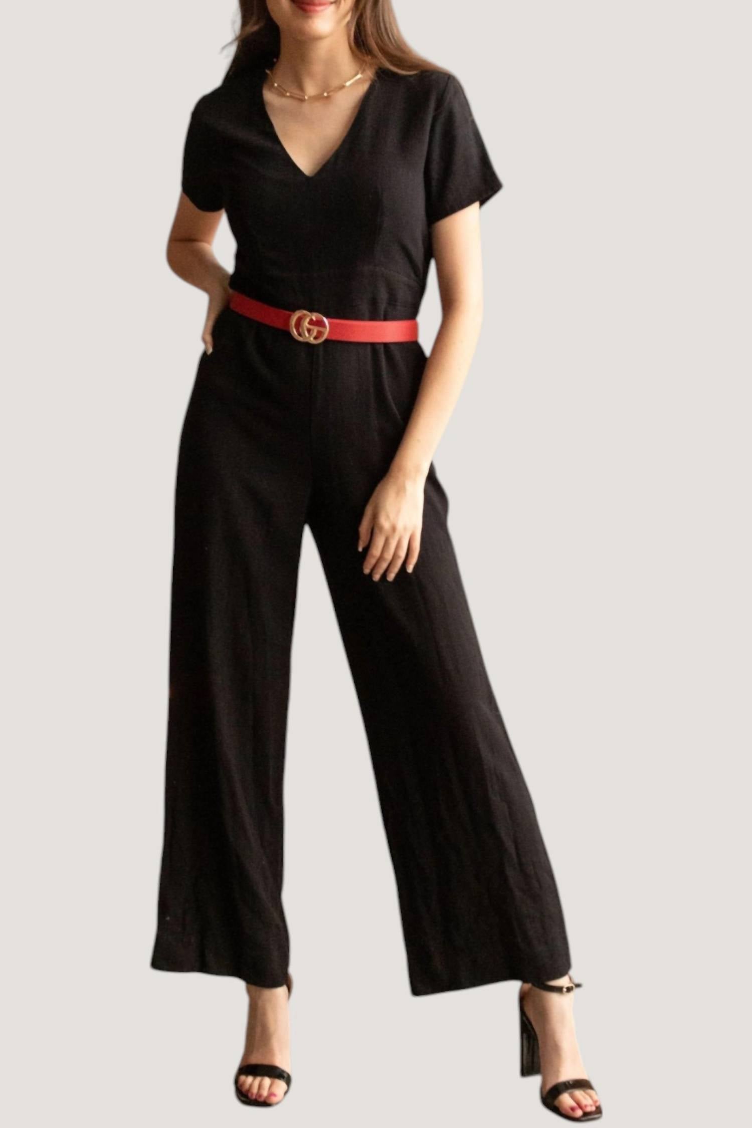 Комбинезон Farrah в черном цвете Kylie Paige
Комбинезон Farrah в черном цвете Kylie Paige