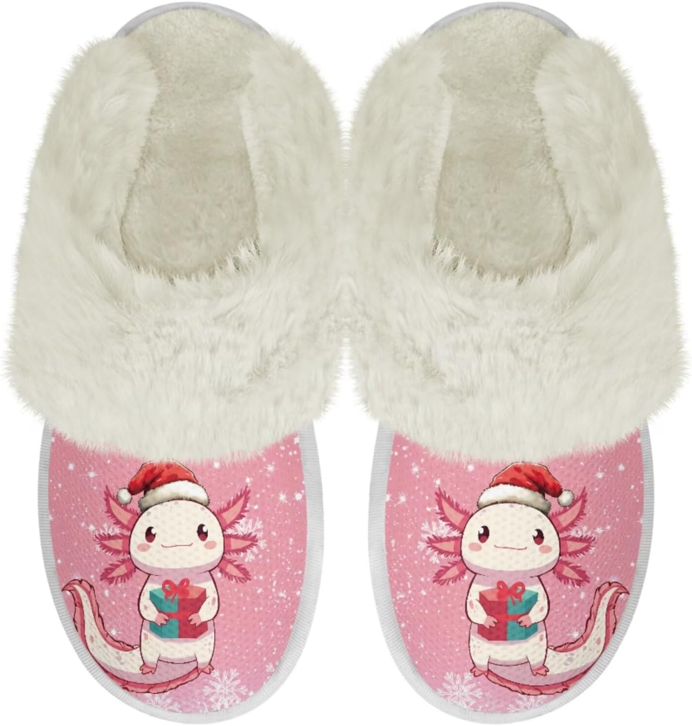 Домашние тапочки Binienty для женщин и мужчин с эффектом памяти, для дома и улицы, пушистые тапочки для спальни, Xmas Axolotl
Домашние тапочки Binienty для женщин и мужчин с эффектом памяти, для дома и улицы, пушистые тапочки для спальни, Xmas Axolotl