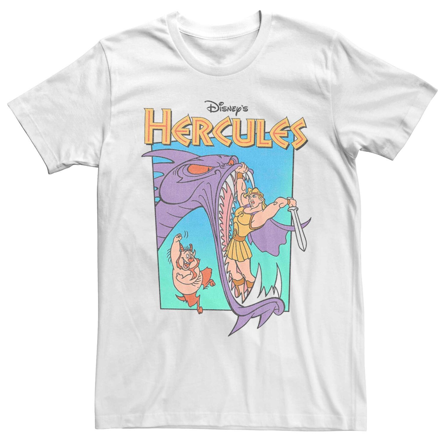 Мужская футболка в стиле ретро Disney Hercules Hydra Slayer Licensed Character
Мужская футболка в стиле ретро Disney Hercules Hydra Slayer Licensed Character