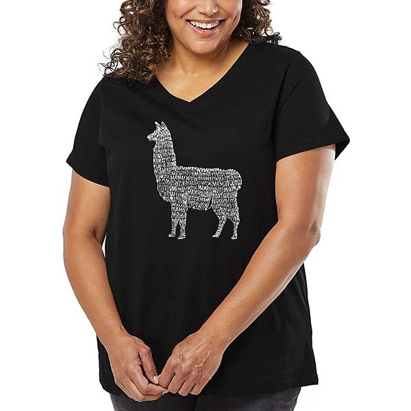 Женская футболка V-neck с принтом "Llama Mama" La Pop Art, Black, Черный, Женская футболка V-neck с принтом "Llama Mama" La Pop Art, Black
Женская футболка V-neck с принтом "Llama Mama" La Pop Art, Black, Черный, Женская футболка V-neck с принтом "Llama Mama" La Pop Art, Black