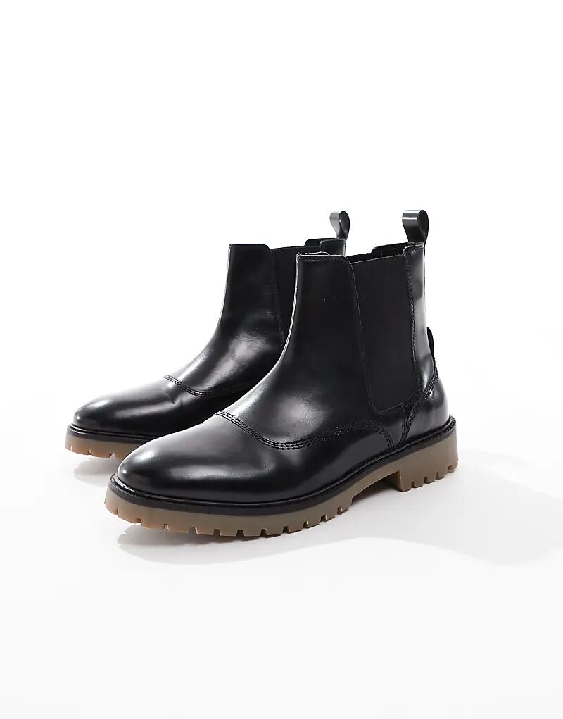 Ботинки челси ASOS DESIGN черного цвета с резиновой подошвой, Черный, Ботинки челси ASOS DESIGN черного цвета с резиновой подошвой
Ботинки челси ASOS DESIGN черного цвета с резиновой подошвой, Черный, Ботинки челси ASOS DESIGN черного цвета с резиновой подошвой