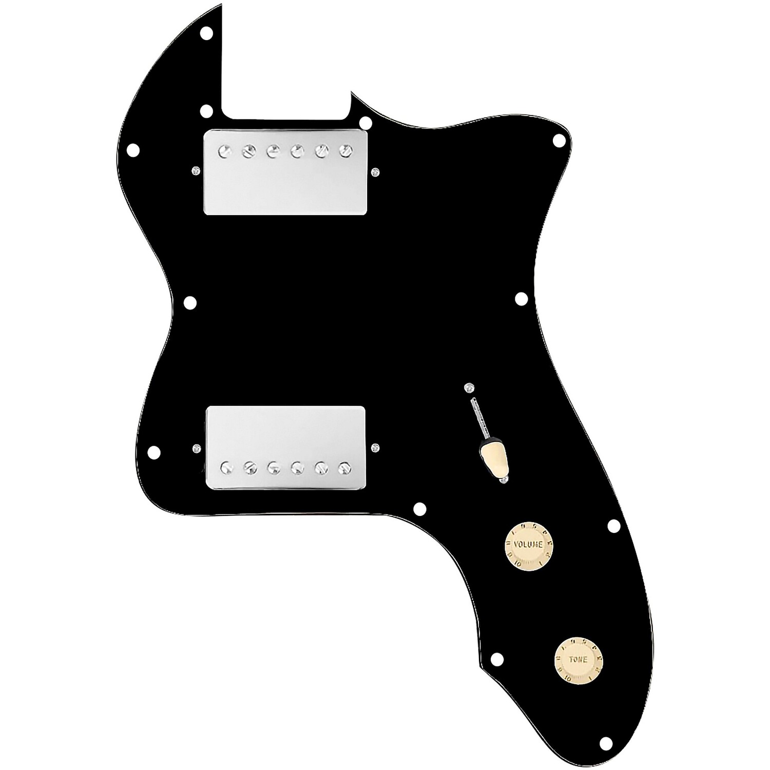 920d Custom 72 Thinline Tele Loaded Pickguard с никелевыми хамбакерами Smoothie и состаренными белыми ручками черного цвета
920d Custom 72 Thinline Tele Loaded Pickguard с никелевыми хамбакерами Smoothie и состаренными белыми ручками черного цвета