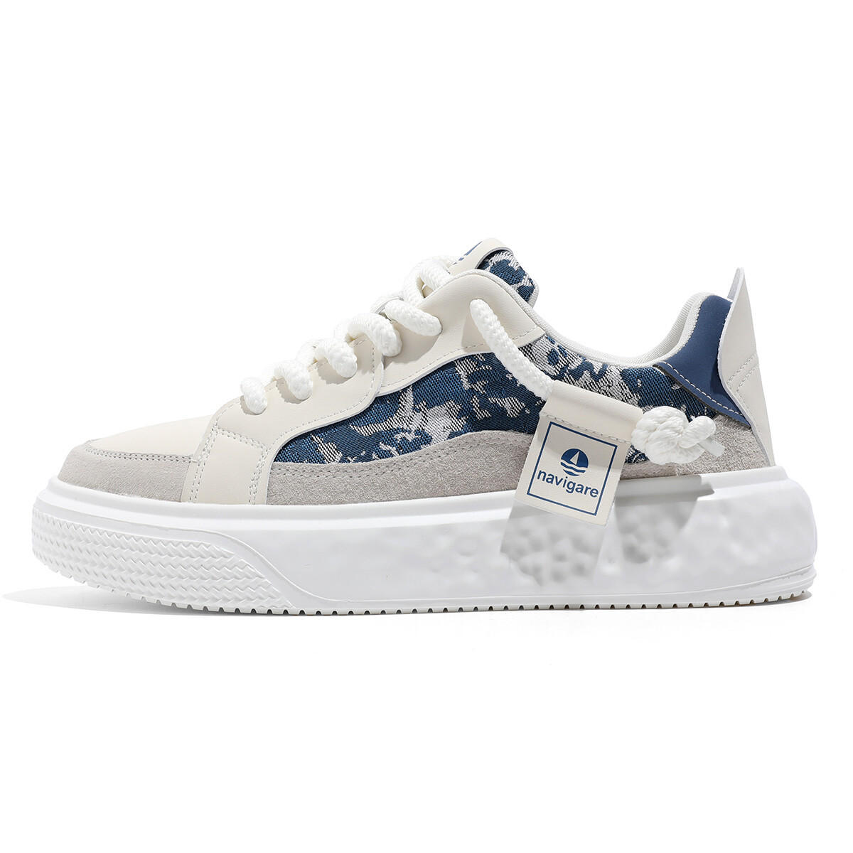 Кроссовки NAVIGARE Skateboarding Shoes Men Low-top, бежевый/синий
Кроссовки NAVIGARE Skateboarding Shoes Men Low-top, бежевый/синий