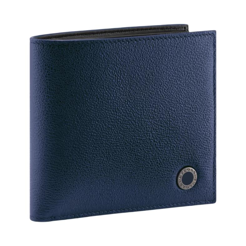 BVLGARI Кожаный мужской бумажник двойного сложения синий
BVLGARI Кожаный мужской бумажник двойного сложения синий