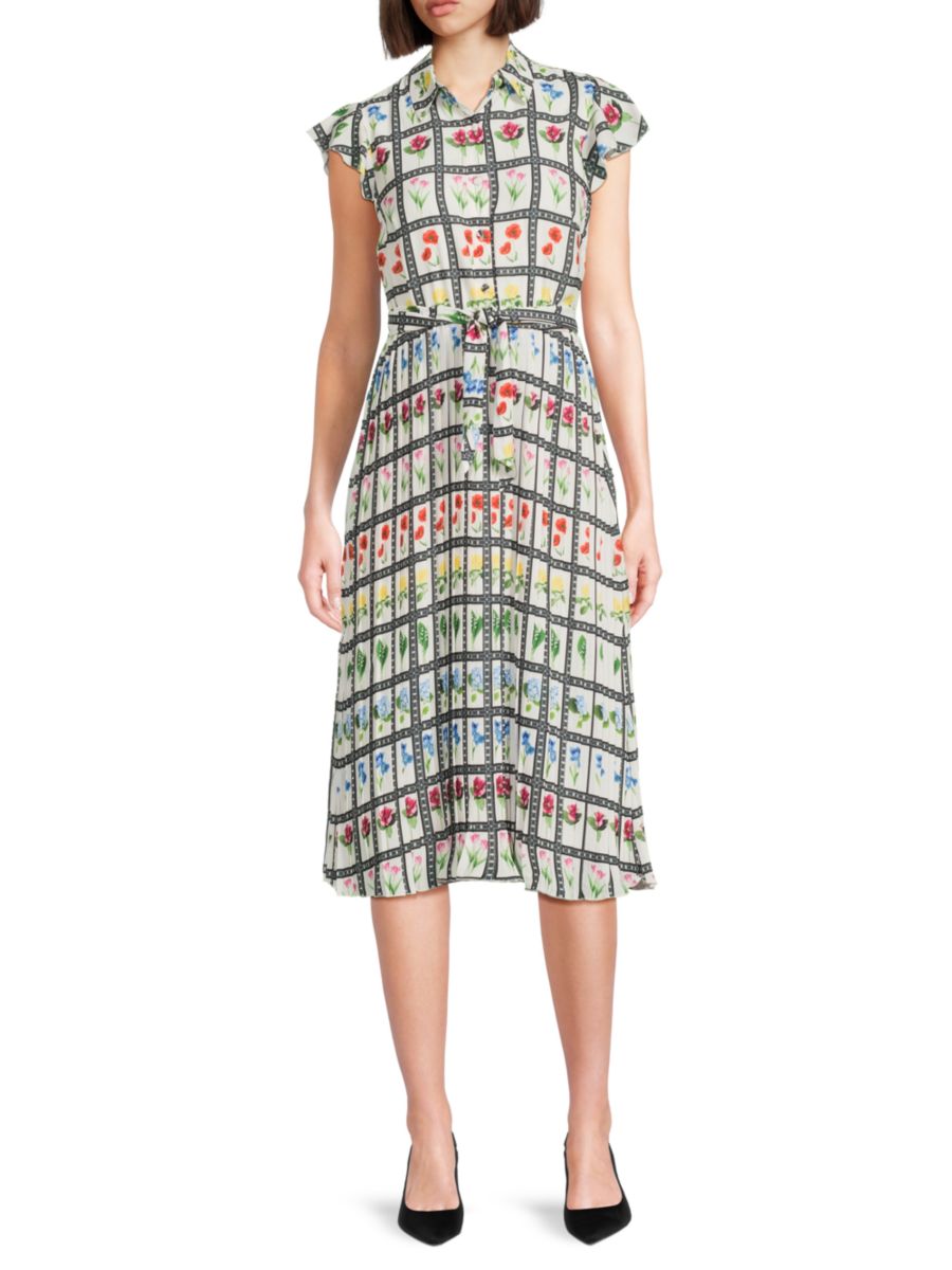 Платье миди с цветочным принтом и рукавами-крылышками T Tahari, цвет Spring Multi
Платье миди с цветочным принтом и рукавами-крылышками T Tahari, цвет Spring Multi