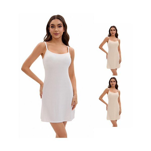 3 упаковки женских регулируемых камисоль на бретелях с встроенным бюстгальтером под платье Inspire Chic, Beige White
3 упаковки женских регулируемых камисоль на бретелях с встроенным бюстгальтером под платье Inspire Chic, Beige White