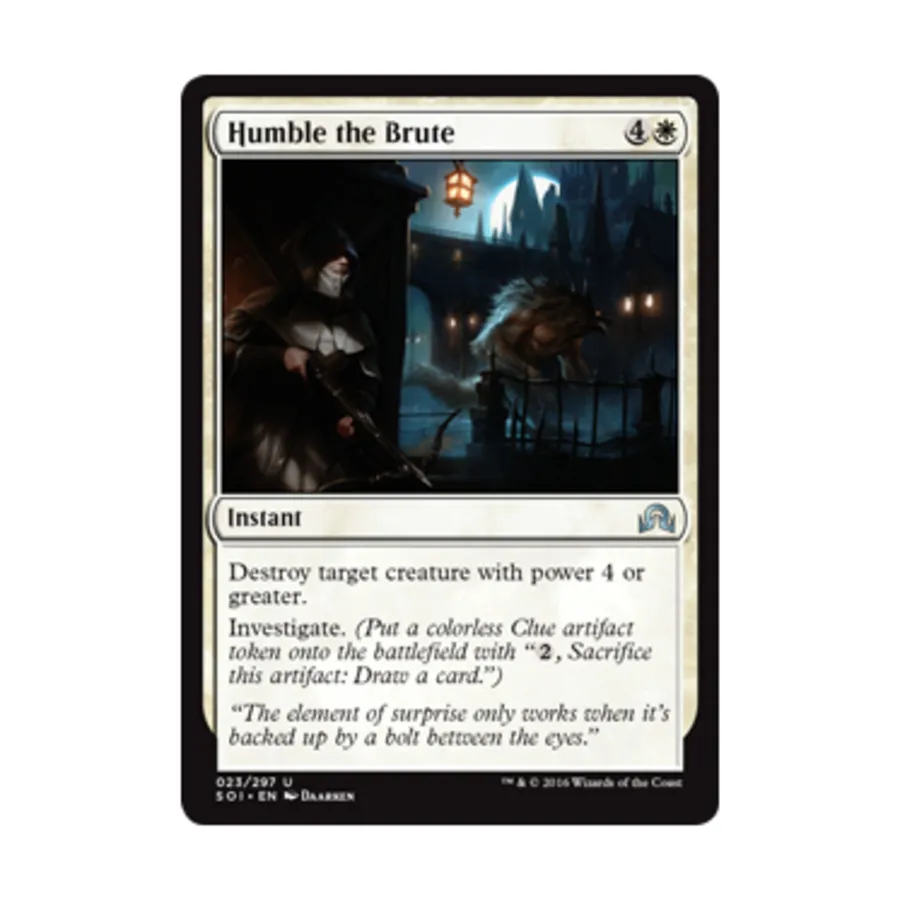 CCG Смирить зверя (U) (фольга), MTG - Shadows Over Innistrad
CCG Смирить зверя (U) (фольга), MTG - Shadows Over Innistrad