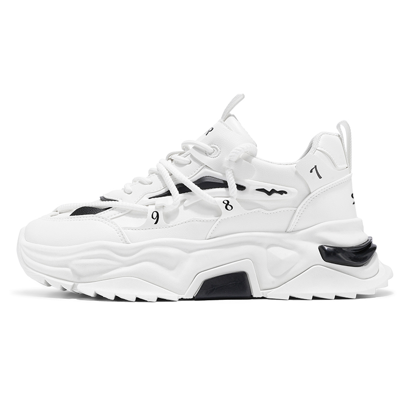 Амортизирующее износостойкое покрытие, увеличивающее рост, массивные кроссовки для мужчин Colorful Creations, White 
Амортизирующее износостойкое покрытие, увеличивающее рост, массивные кроссовки для мужчин Colorful Creations, White