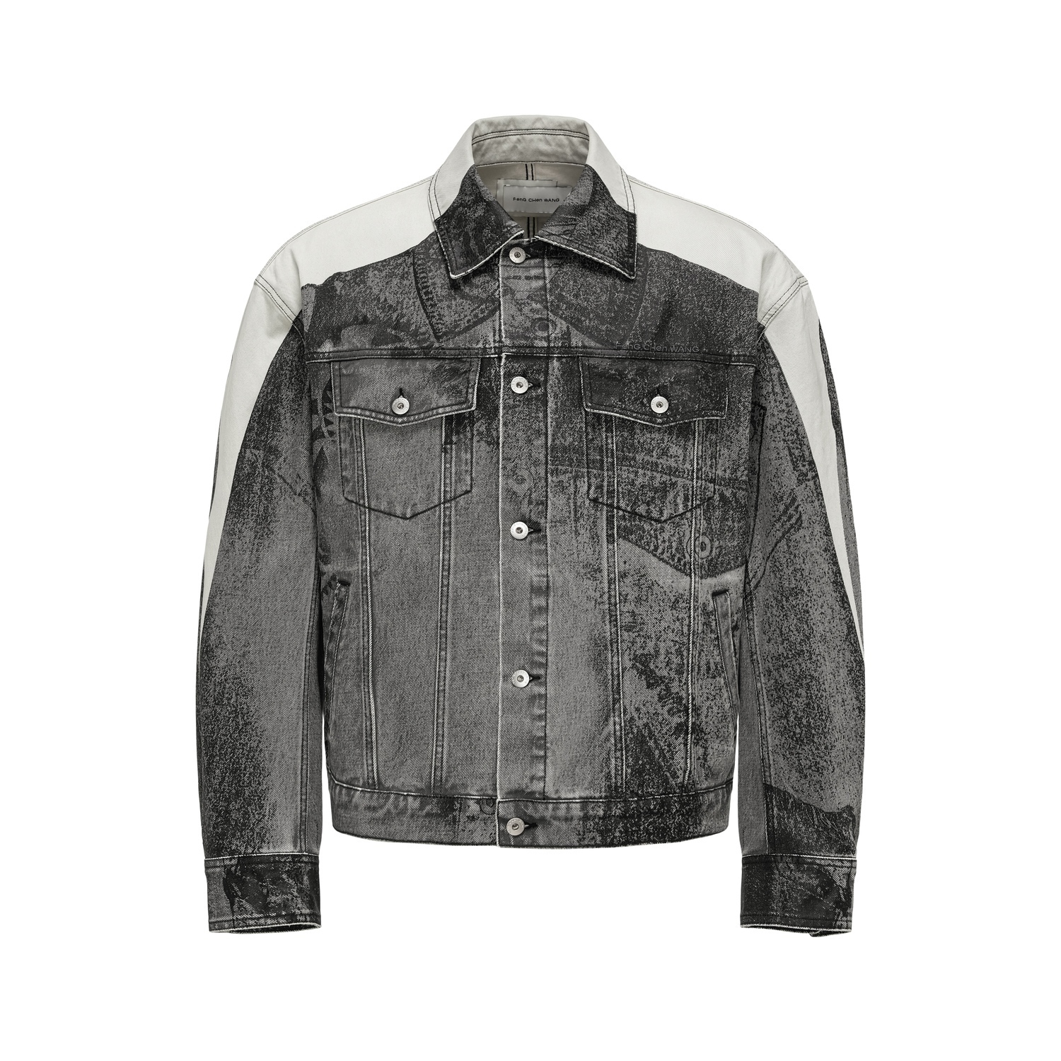 Feng Chen Wang Джинсовая куртка, Black/Green
Feng Chen Wang Джинсовая куртка, Black/Green