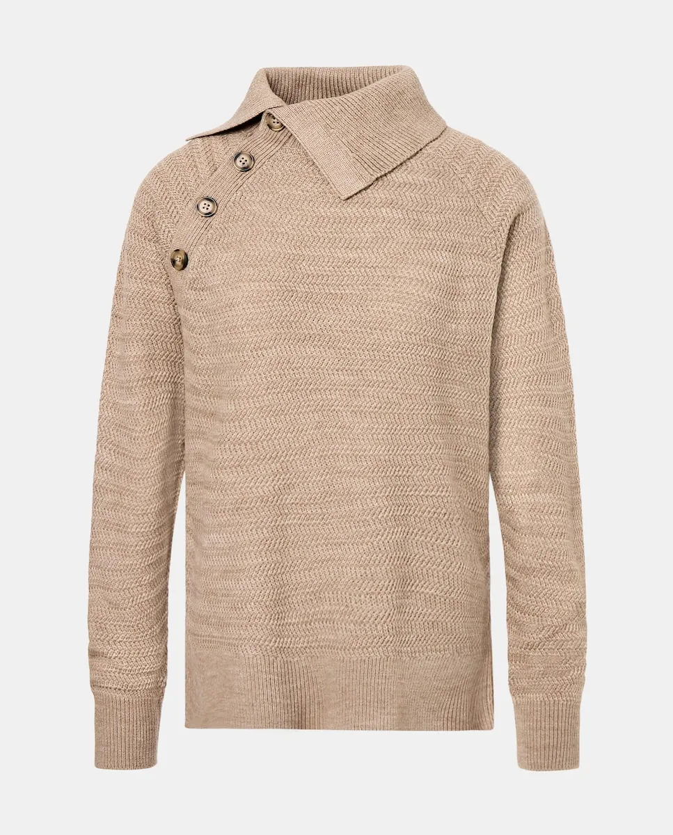 Женский свитер с рисунком и пуговицами Easy Wear, коричневый
Женский свитер с рисунком и пуговицами Easy Wear, коричневый