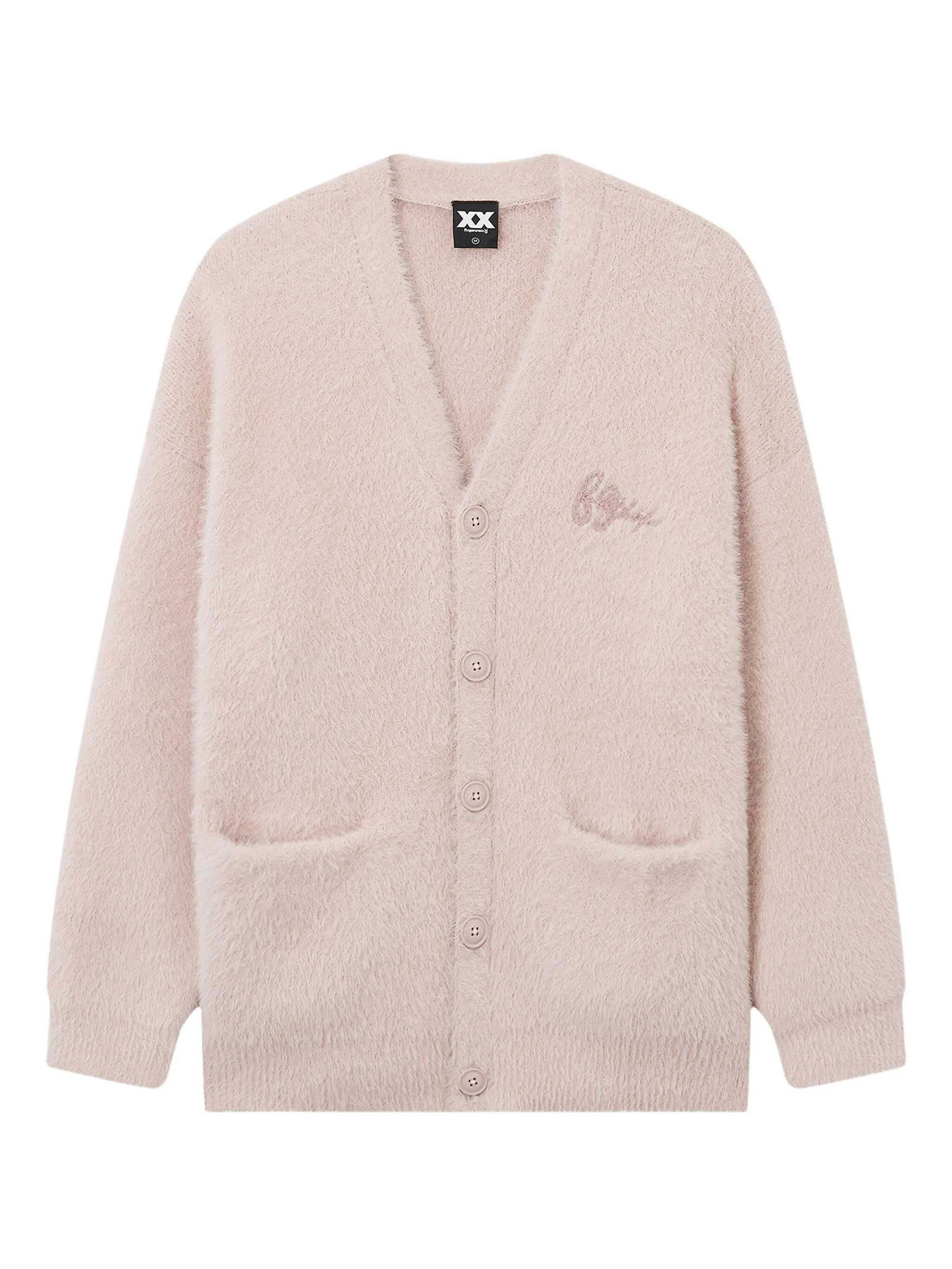 Кардиган с вышитым логотипом Fingercroxx, розовый
Кардиган с вышитым логотипом Fingercroxx, розовый