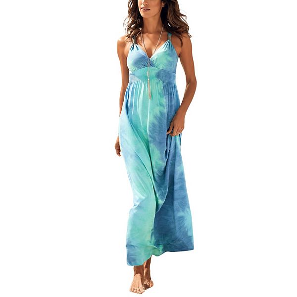 Женское платье макси без рукавов Lascana, Light Blue And White
Женское платье макси без рукавов Lascana, Light Blue And White