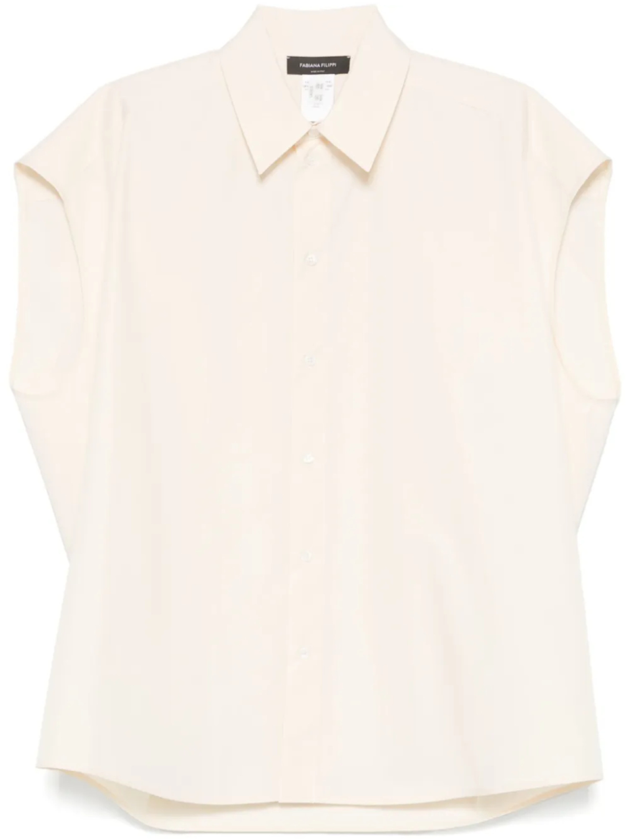 Поплиновая рубашка без рукавов Fabiana Filippi, нейтральный
Поплиновая рубашка без рукавов Fabiana Filippi, нейтральный
