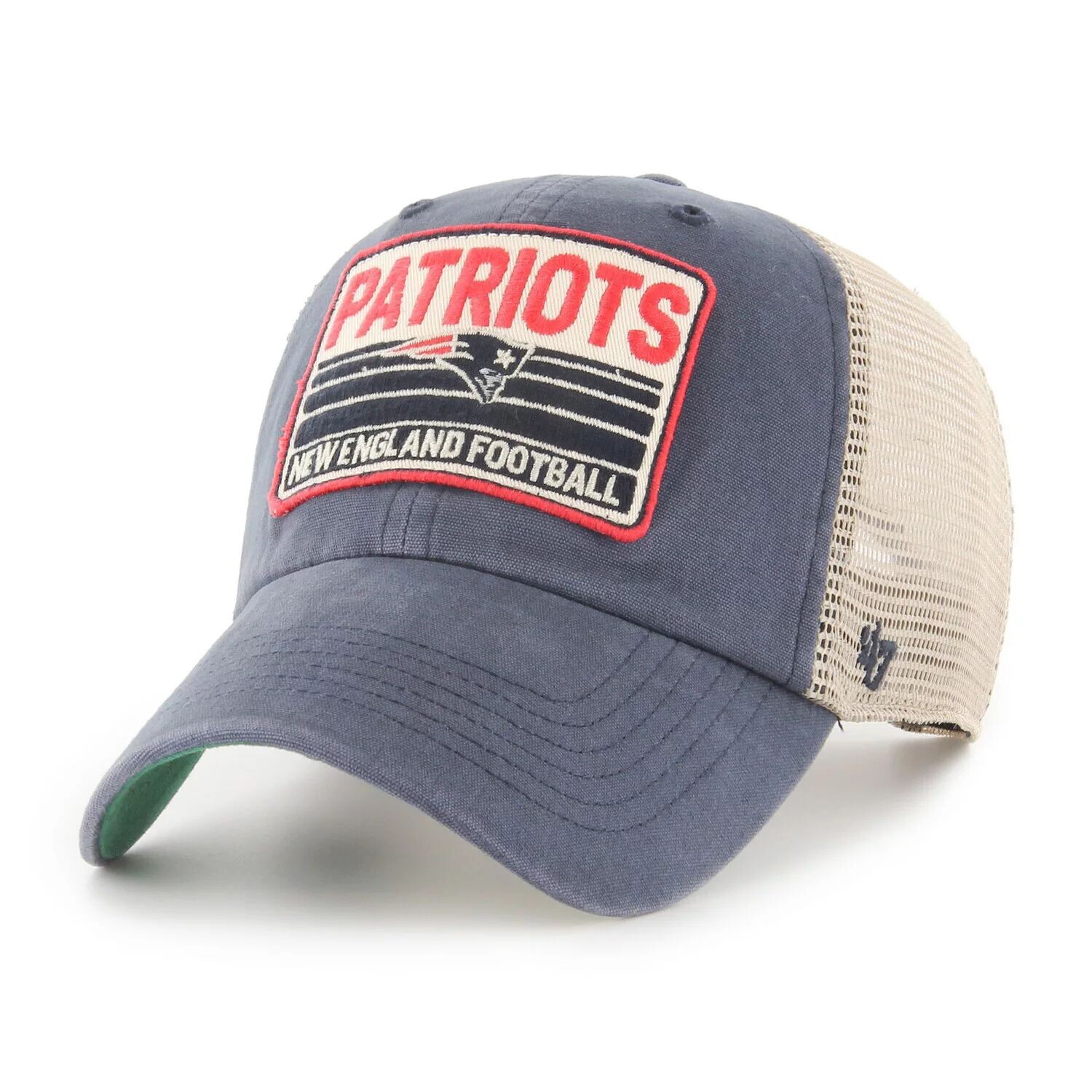 Мужская бейсболка '47 Navy/Natural New England Patriots Four Stroke Clean Up Snapback
Мужская бейсболка '47 Navy/Natural New England Patriots Four Stroke Clean Up Snapback