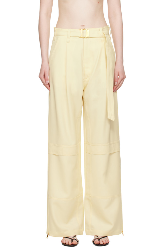 Шерстяные карго-брюки Ami Paris, цвет beurre
Шерстяные карго-брюки Ami Paris, цвет beurre