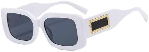 Модные прямоугольные солнцезащитные очки для женщин, винтажные солнцезащитные очки в маленькой оправе, классические черные квадратные очки для женщин MTZJH, White
Модные прямоугольные солнцезащитные очки для женщин, винтажные солнцезащитные очки в маленькой оправе, классические черные квадратные очки для женщин MTZJH, White