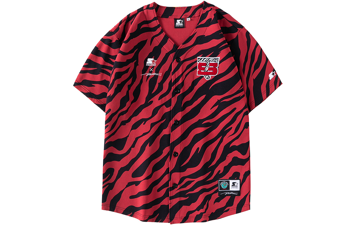 Трикотажная футболка унисекс алая STARTER 
Трикотажная футболка унисекс алая STARTER