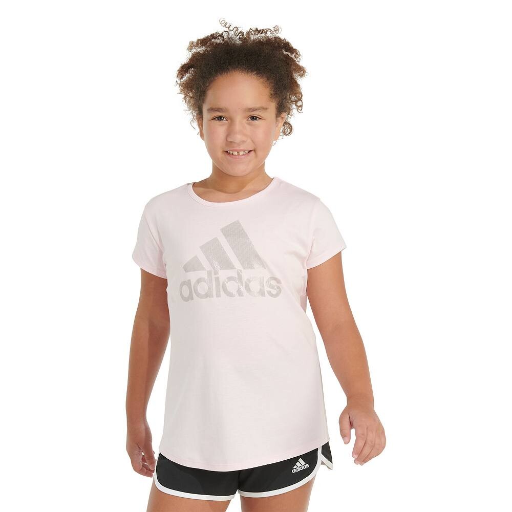 Футболка adidas Essential Graphic для девочек 7–16 лет стандартного и большого размера Adidas, цвет Clear Pink
Футболка adidas Essential Graphic для девочек 7–16 лет стандартного и большого размера Adidas, цвет Clear Pink