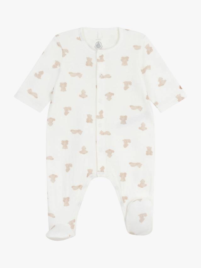 Детский хлопковый пижамный боди Petit Bateau, Marshmallow/Brun
Детский хлопковый пижамный боди Petit Bateau, Marshmallow/Brun