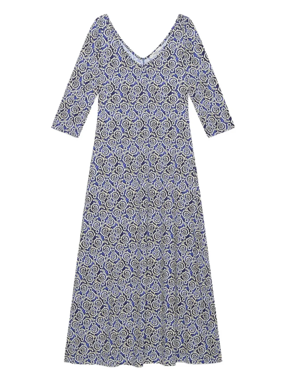 Платье с рукавами три четверти и графичным принтом Maliparmi, синий
Платье с рукавами три четверти и графичным принтом Maliparmi, синий