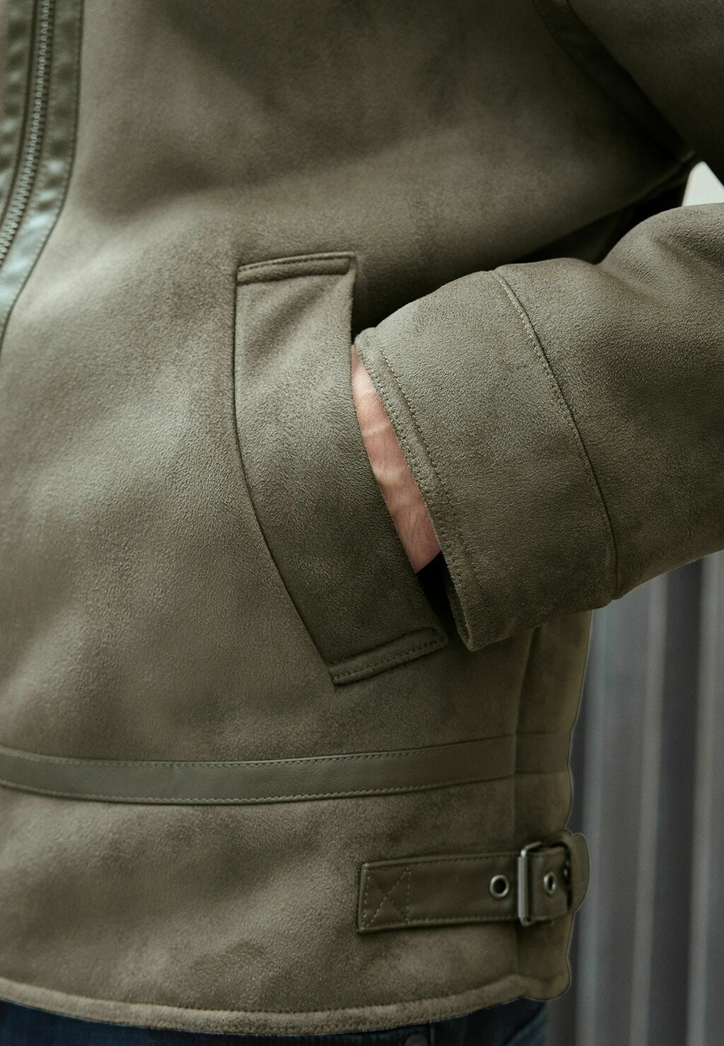 Куртка из искусственной кожи Next, зеленый
Куртка из искусственной кожи Next, зеленый