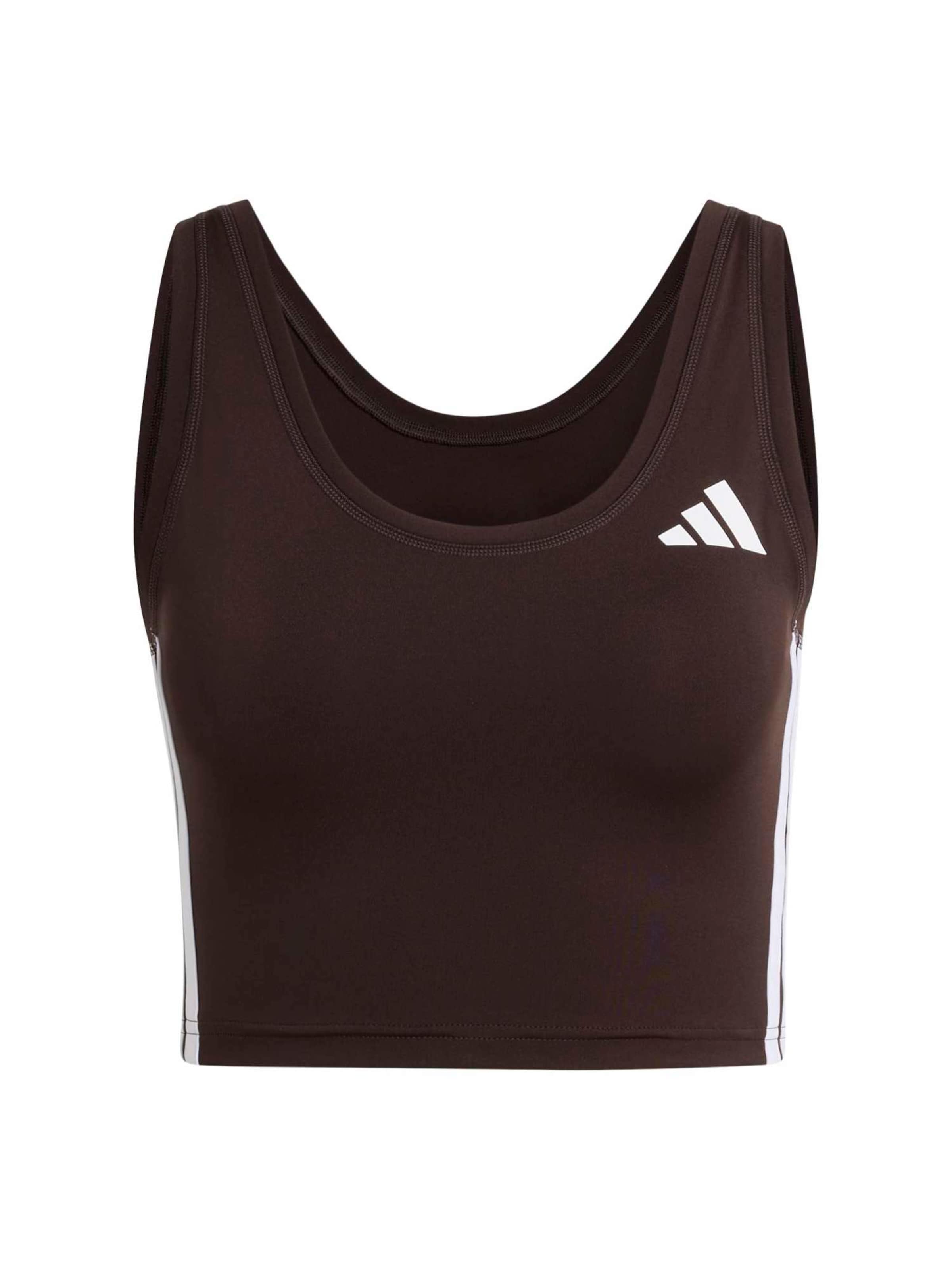 Adidas Performance Спортивный топ в темно-коричневом цвете
Adidas Performance Спортивный топ в темно-коричневом цвете