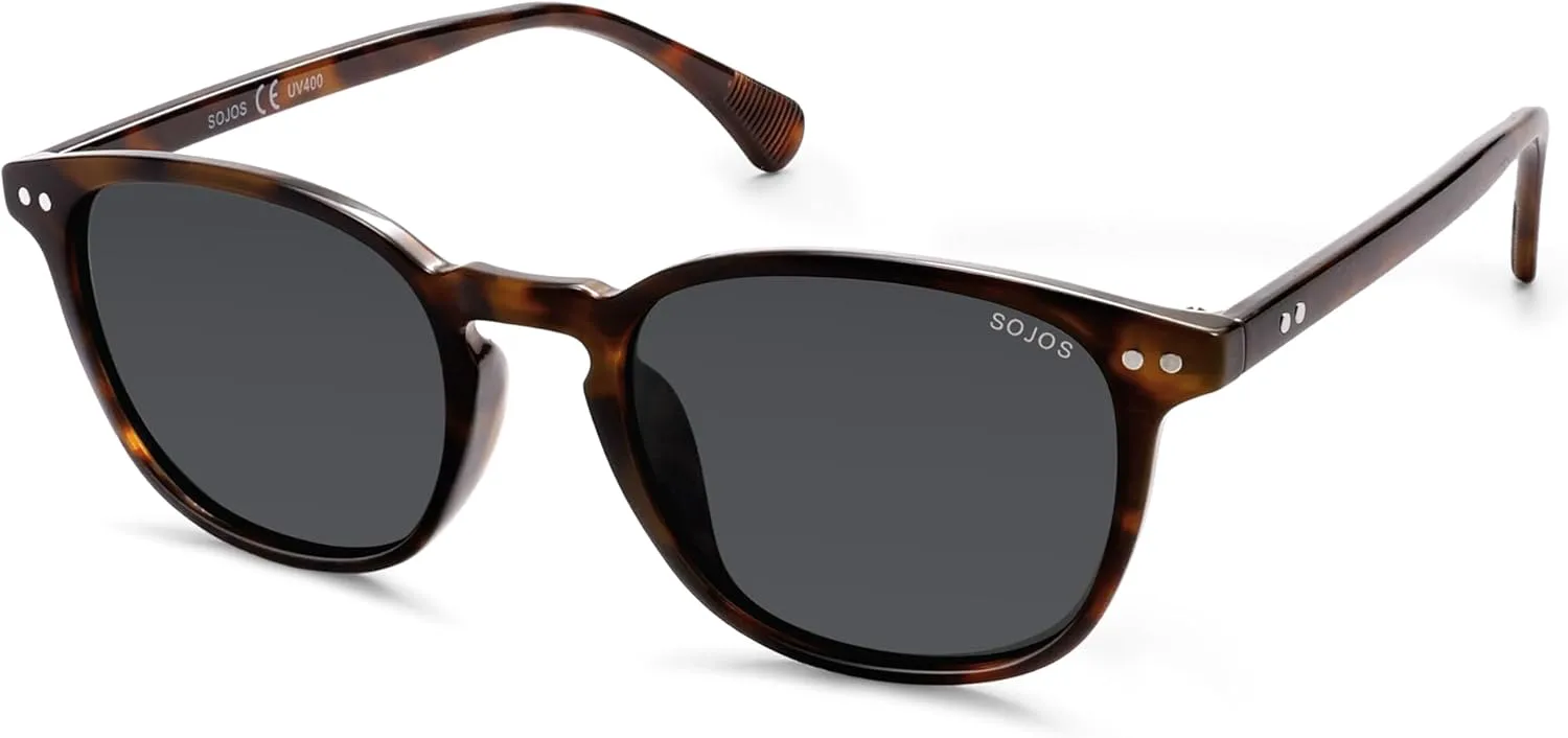Солнцезащитные очки SOJOS SJ2637, маленькие, закругленные, квадратные, поляризованные, для женщин и мужчин, в винтажном стиле, с линзами UV400, Amber Tortoise/Grey
Солнцезащитные очки SOJOS SJ2637, маленькие, закругленные, квадратные, поляризованные, для женщин и мужчин, в винтажном стиле, с линзами UV400, Amber Tortoise/Grey