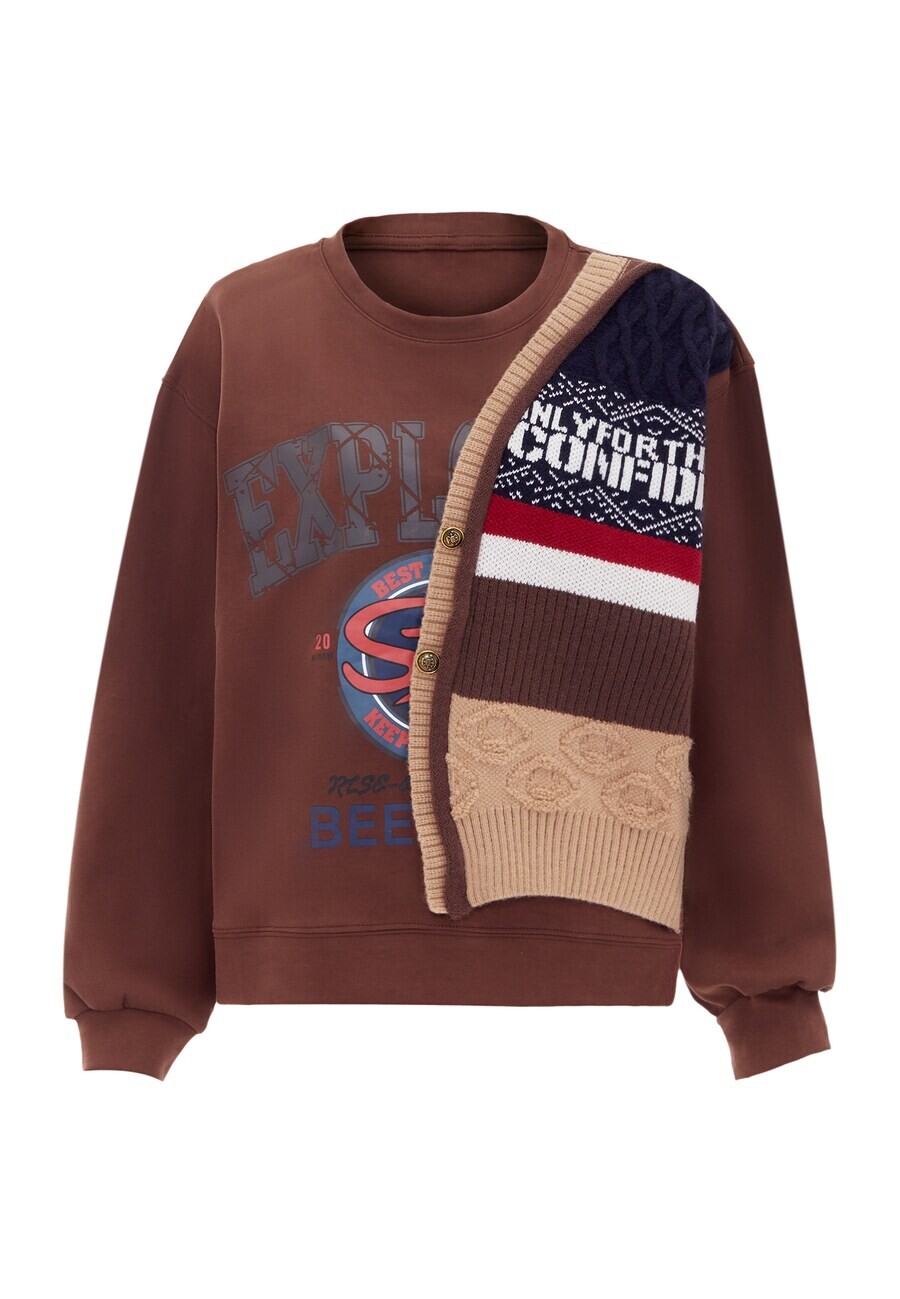 Свитер HOMEBASE Sweatshirt, коричневый
Свитер HOMEBASE Sweatshirt, коричневый