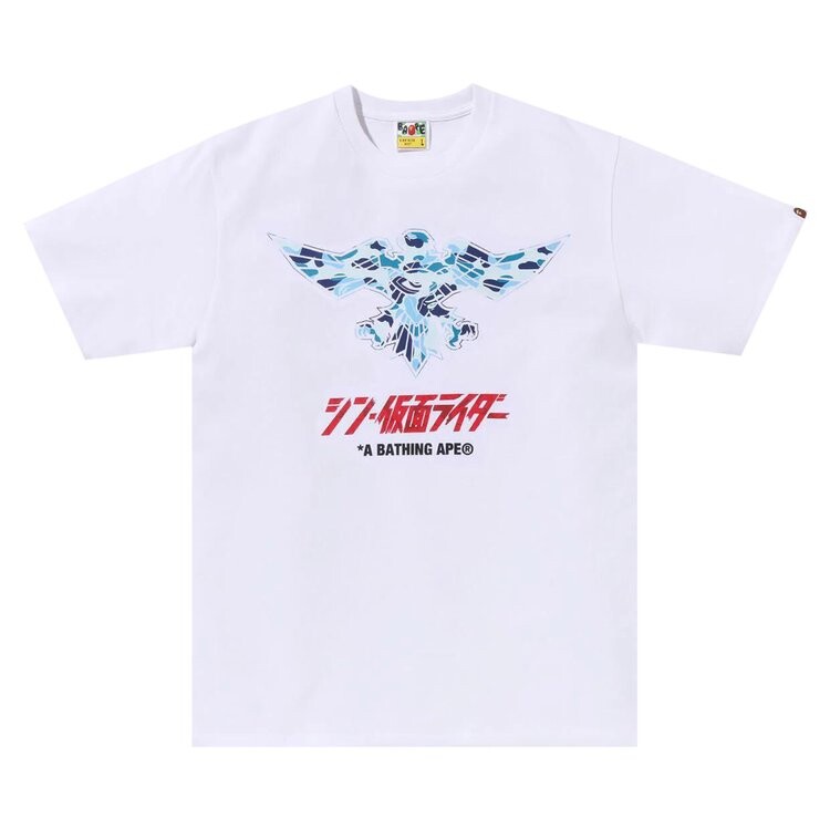 Футболка BAPE x Shin Kamen Rider Shocker Emblem 'White/Blue', белый
Футболка BAPE x Shin Kamen Rider Shocker Emblem 'White/Blue', белый