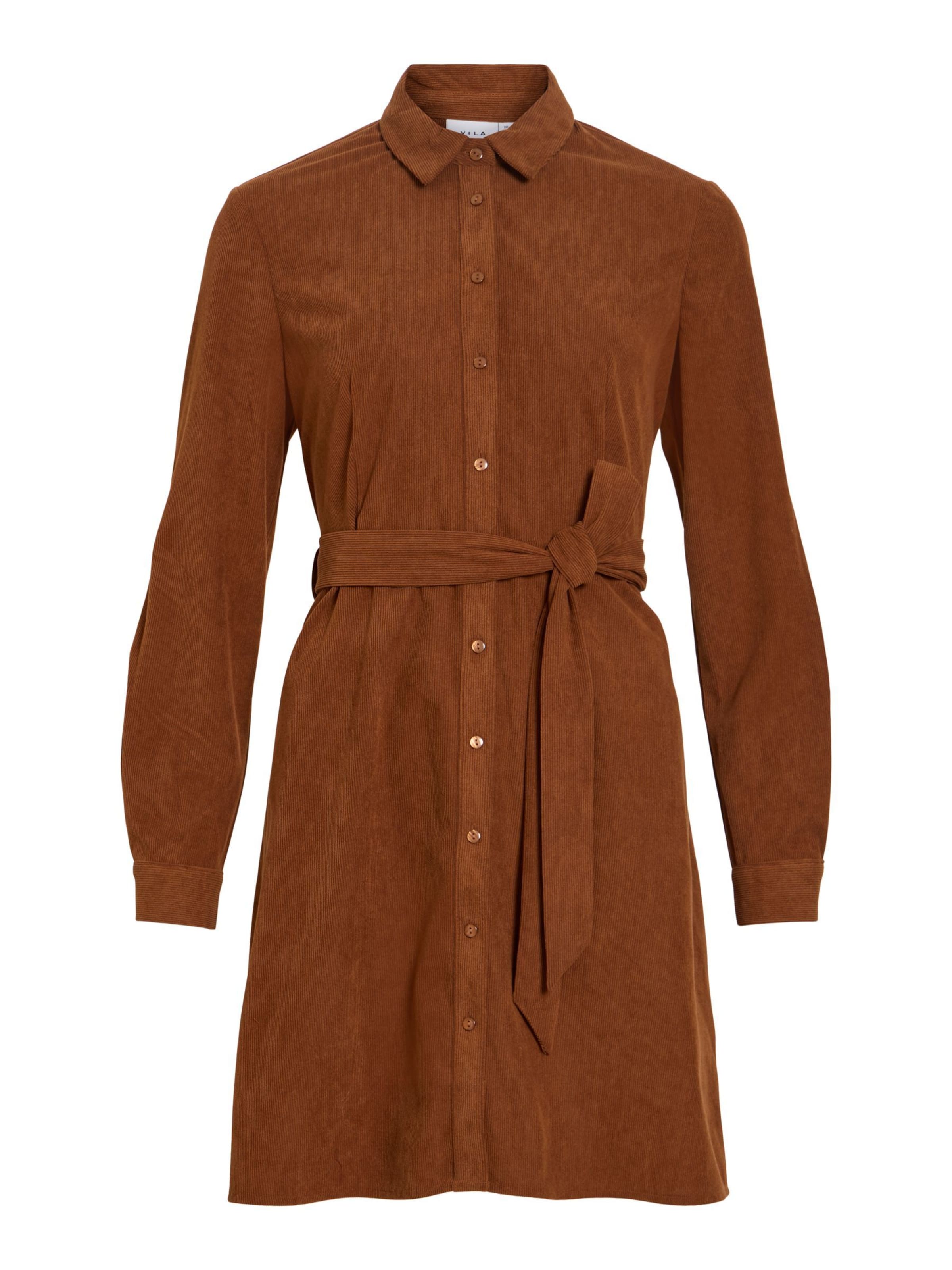 VILA Платье-рубашка 'VIElsa' в коричневом цвете
VILA Платье-рубашка 'VIElsa' в коричневом цвете