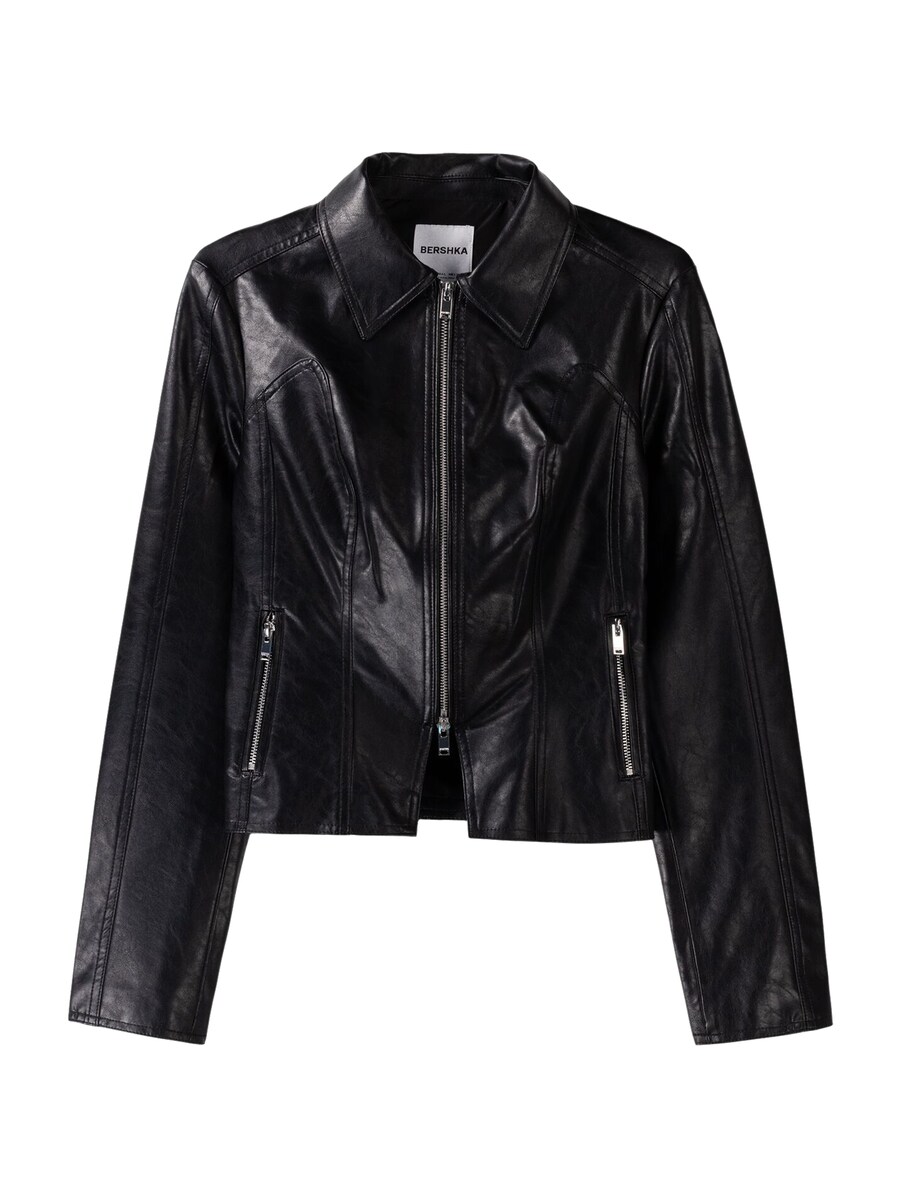 Демисезонная куртка Bershka, Black
Демисезонная куртка Bershka, Black