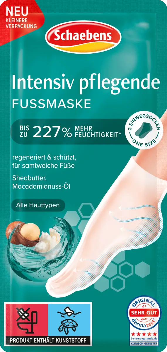 Носки-маски для ног (1 пара) интенсивного ухода с маслом ши и ампулой. Макадамия 2шт. Schaebens
Носки-маски для ног (1 пара) интенсивного ухода с маслом ши и ампулой. Макадамия 2шт. Schaebens