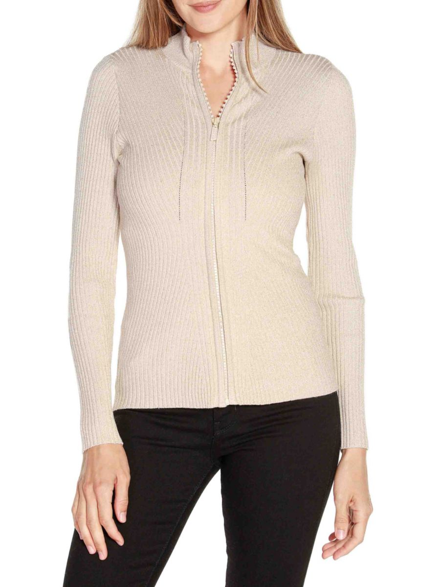 Приталенный кардиган с люрексом на молнии belldini, цвет Champagne
Приталенный кардиган с люрексом на молнии belldini, цвет Champagne