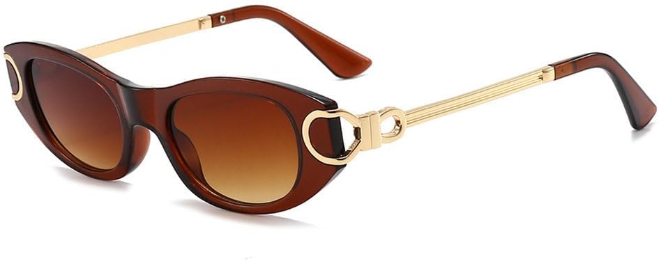 Женские панк-очки овальной формы с металлическим покрытием, модные для девушек, для отдыха на природе, кемпинга, фотосъемки, защита от ультрафиолета UV400 TYUVIVO, Brown
Женские панк-очки овальной формы с металлическим покрытием, модные для девушек, для отдыха на природе, кемпинга, фотосъемки, защита от ультрафиолета UV400 TYUVIVO, Brown