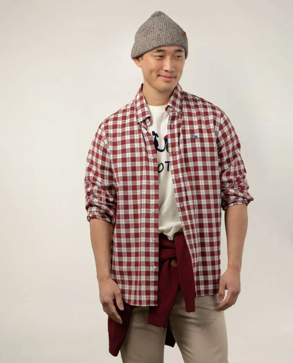 Мужская рубашка классического кроя в бордовую клетку Scotta 1985, бордовый
Мужская рубашка классического кроя в бордовую клетку Scotta 1985, бордовый