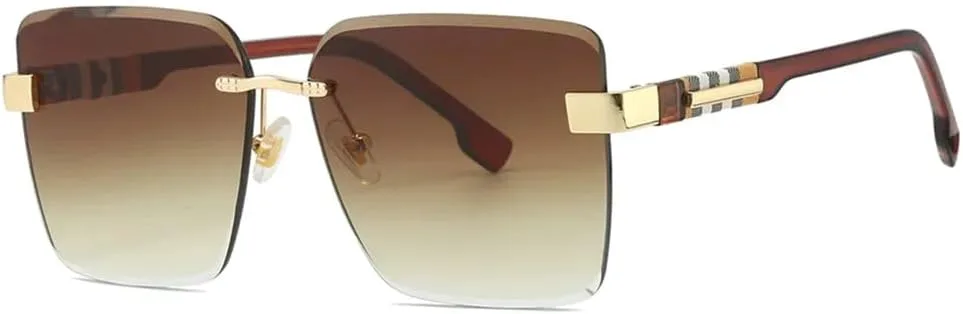 Винтажные солнцезащитные очки для женщин, без оправы, ретро-очки для активного отдыха и путешествий, мужские очки с защитой от УФ-излучения UV400 HDUBFY, C3
Винтажные солнцезащитные очки для женщин, без оправы, ретро-очки для активного отдыха и путешествий, мужские очки с защитой от УФ-излучения UV400 HDUBFY, C3