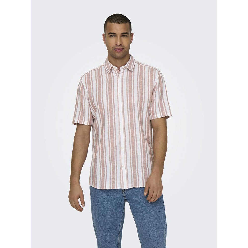 Рубашка с коротким рукавом Only & Sons Caiden, коричневый
Рубашка с коротким рукавом Only & Sons Caiden, коричневый