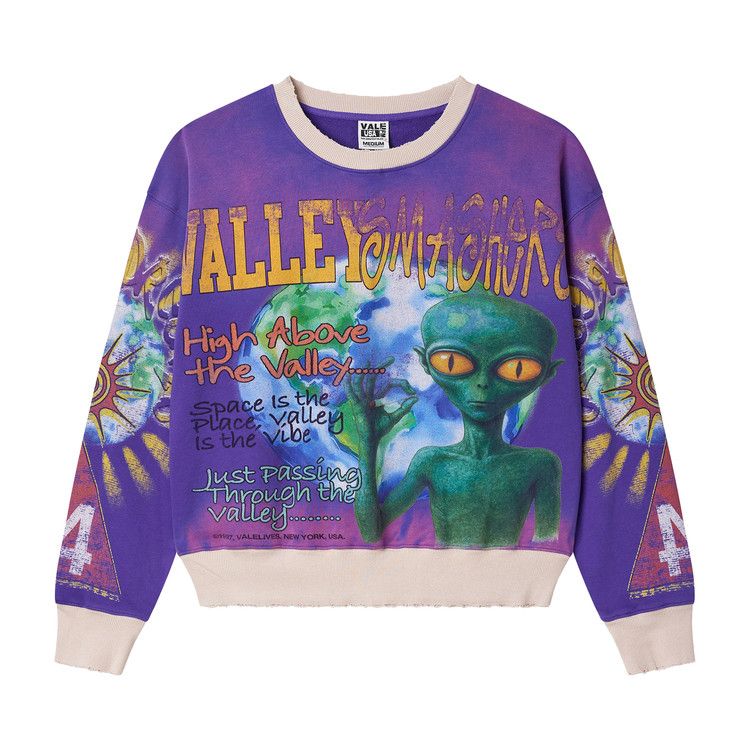 Свитер Vale Forever Space Alien Crewneck, Purple 
Свитер Vale Forever Space Alien Crewneck, Purple