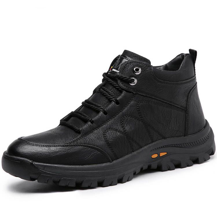 Devanro Антискользящие и износостойкие утепленные полувысокие повседневные ботинки мужские - черные утепленные ботинки (черная подошва), цвет Black Insulated Shoes (Black Sole)
Devanro Антискользящие и износостойкие утепленные полувысокие повседневные ботинки мужские - черные утепленные ботинки (черная подошва), цвет Black Insulated Shoes (Black Sole)