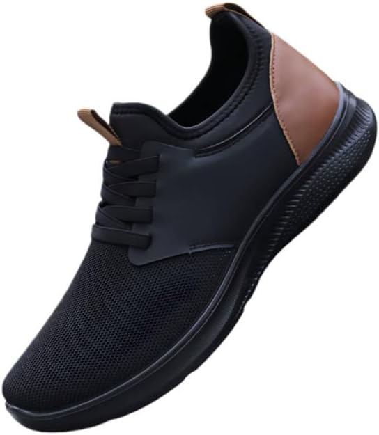 Мужские повседневные кроссовки без шнурков - легкие дышащие кроссовки из сетки с подошвой из противоскользящей резины, низкий верх с круглым носком для прогулок на свежем воздухе в любое время года Minlaidian, черный
Мужские повседневные кроссовки без шнурков - легкие дышащие кроссовки из сетки с подошвой из противоскользящей резины, низкий верх с круглым носком для прогулок на свежем воздухе в любое время года Minlaidian, черный