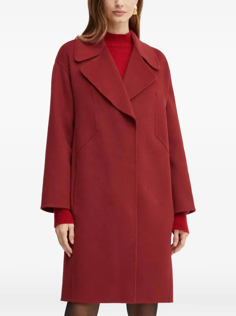 Пальто с лацканами Luisa Spagnoli, красный
Пальто с лацканами Luisa Spagnoli, красный