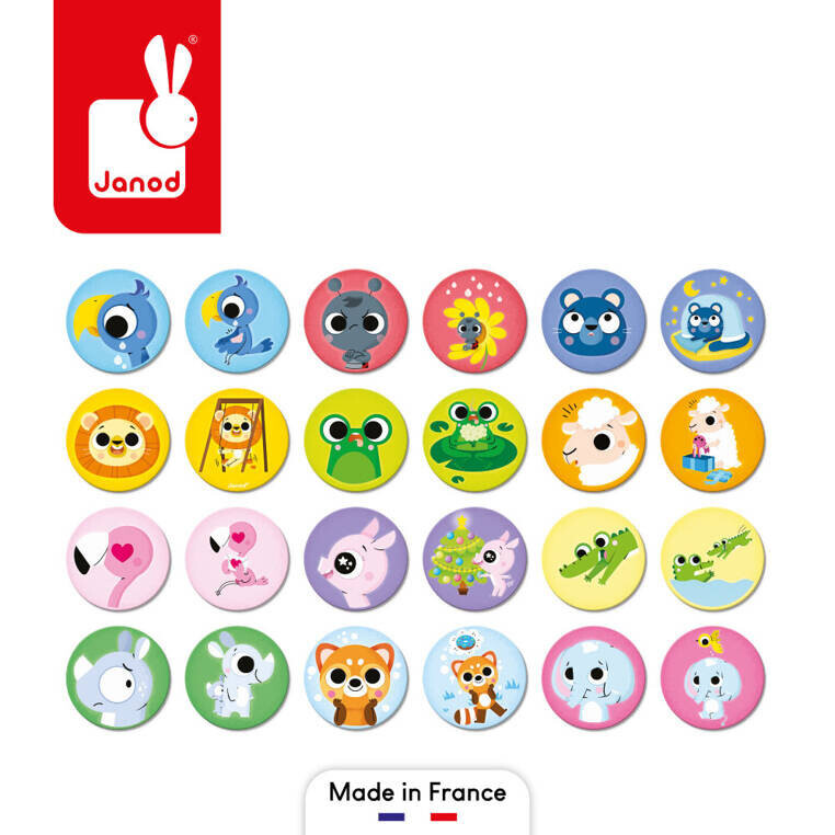 Janod, Игра на память «Эмоции», 24 шт.
Janod, Игра на память «Эмоции», 24 шт.