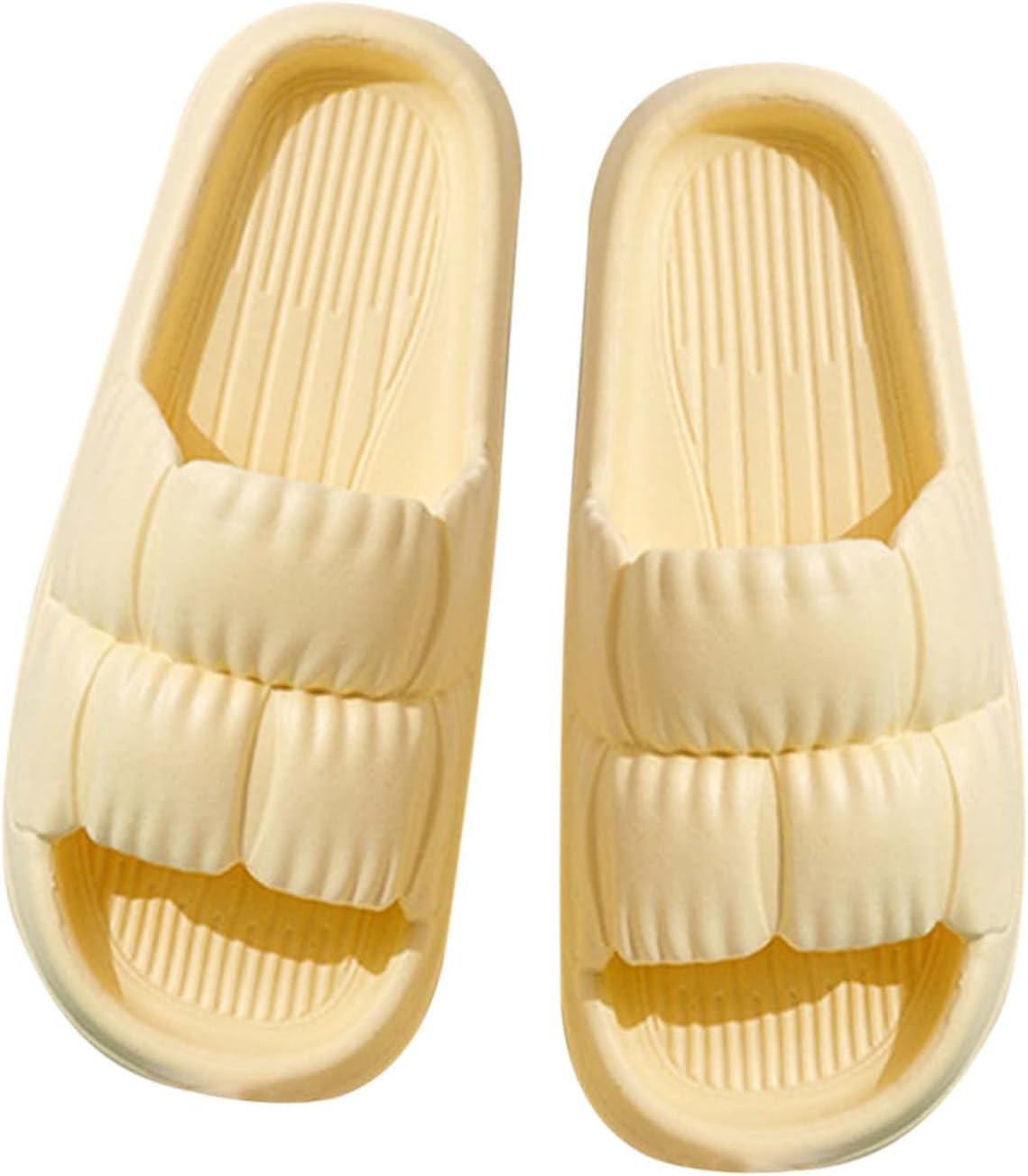 Тапочки-облака для женщин и мужчин, домашняя обувь для пар, для дома и улицы, с мягкой подошвой, удобные, нескользящие, для ванной и душа, унисекс Oiangi, желтый
Тапочки-облака для женщин и мужчин, домашняя обувь для пар, для дома и улицы, с мягкой подошвой, удобные, нескользящие, для ванной и душа, унисекс Oiangi, желтый