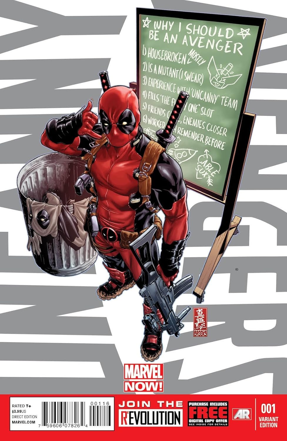Uncanny Avengers #1 "Deadpool Call Me Maybe Variant" (MARVEL COMICS)
Uncanny Avengers #1 "Deadpool Call Me Maybe Variant" (MARVEL COMICS)